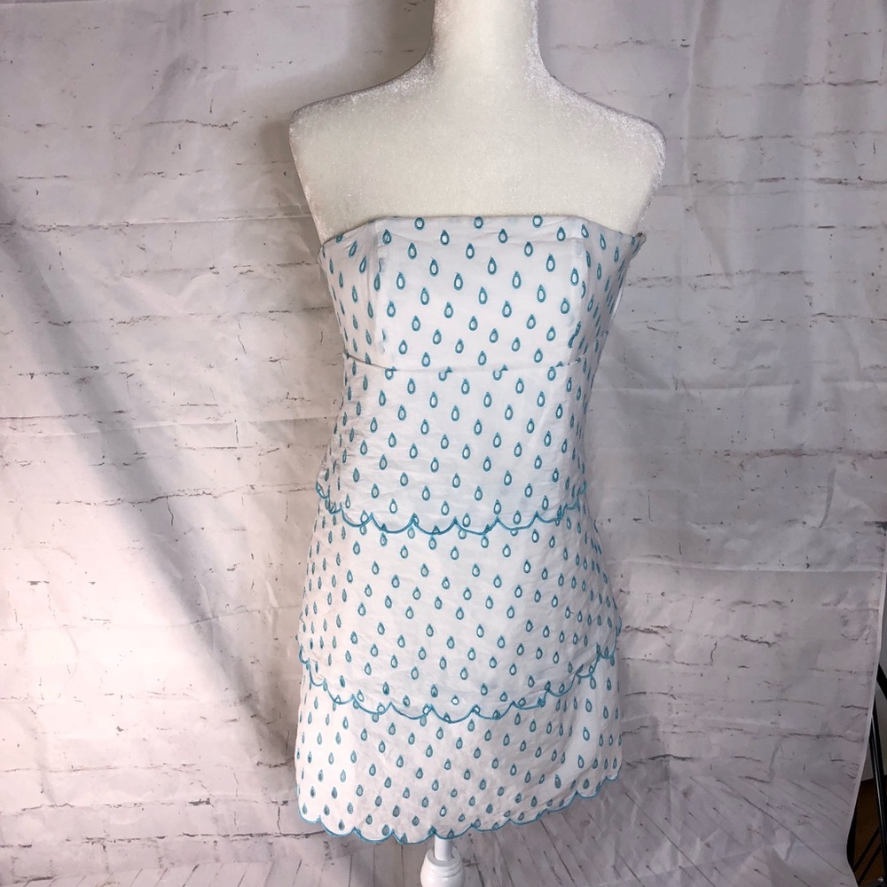 Lilly Pulitzer Franco Shorely Blue April Showers 2 - Picture 2 of 6